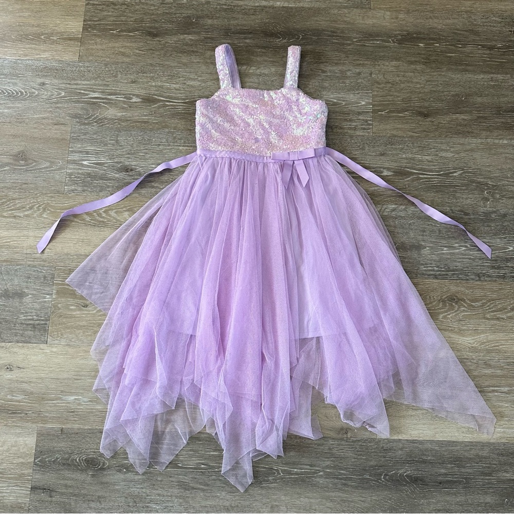 Zunie Girl's Sleeveless sequin Any Occasion princess Easter dance dress Xs 4/5